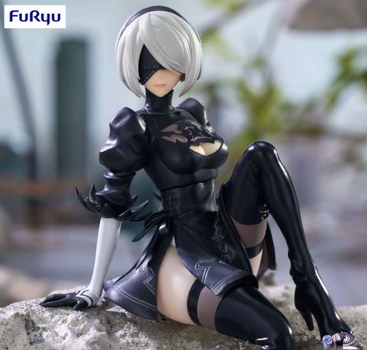 Nier Automata 2B Perching Noodle Stopper Figure by Furyu