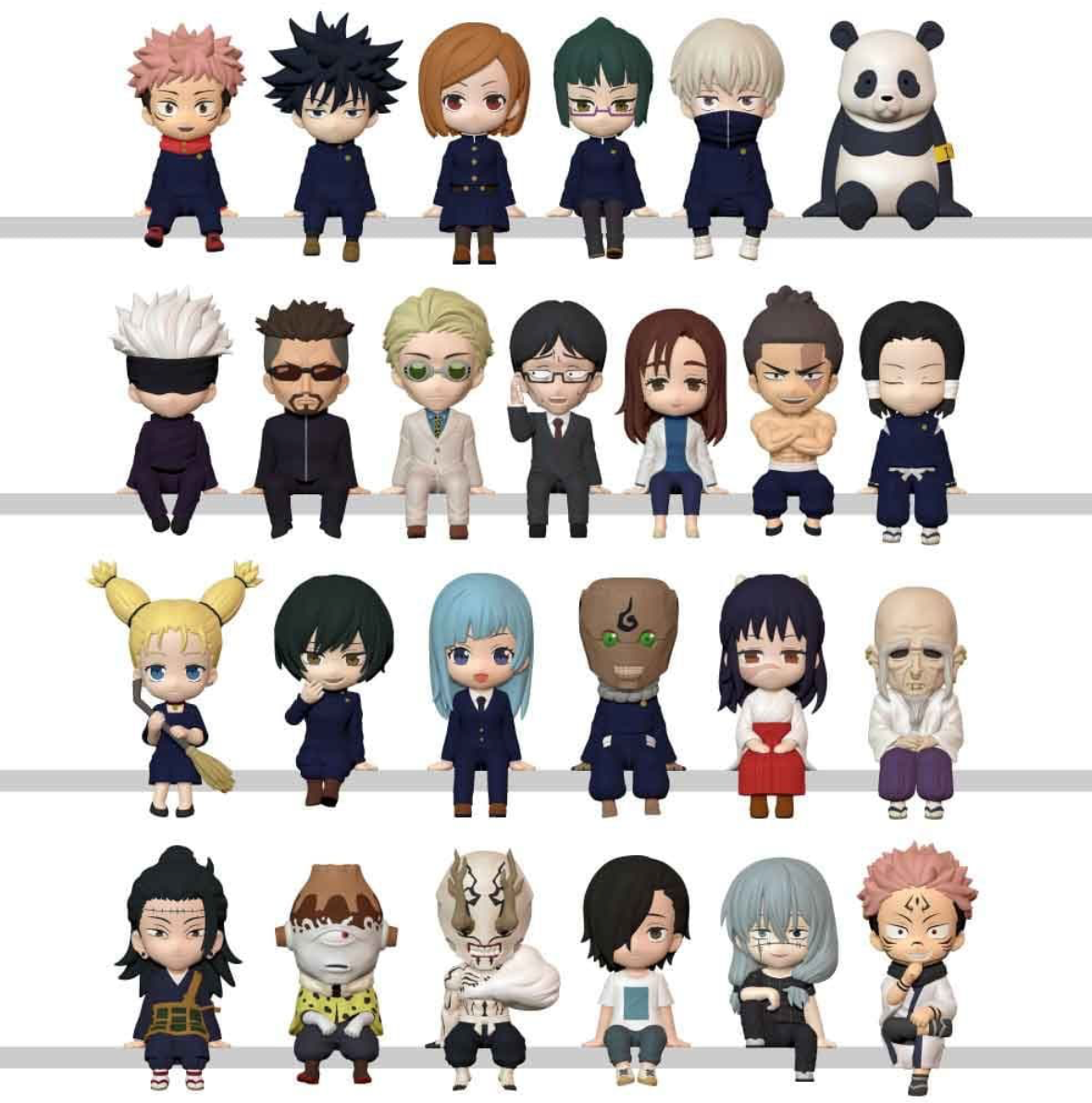 Jujutsu Kaisen Limited Edition Collector Set of 25 figures (RARE)