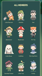 Hacipupu Adventure In The Woods Blind box Figures by Pop Mart