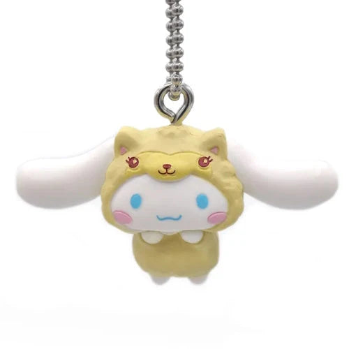 Cinnamoroll Latte Color Animal Mascot Mini Figure Keychain