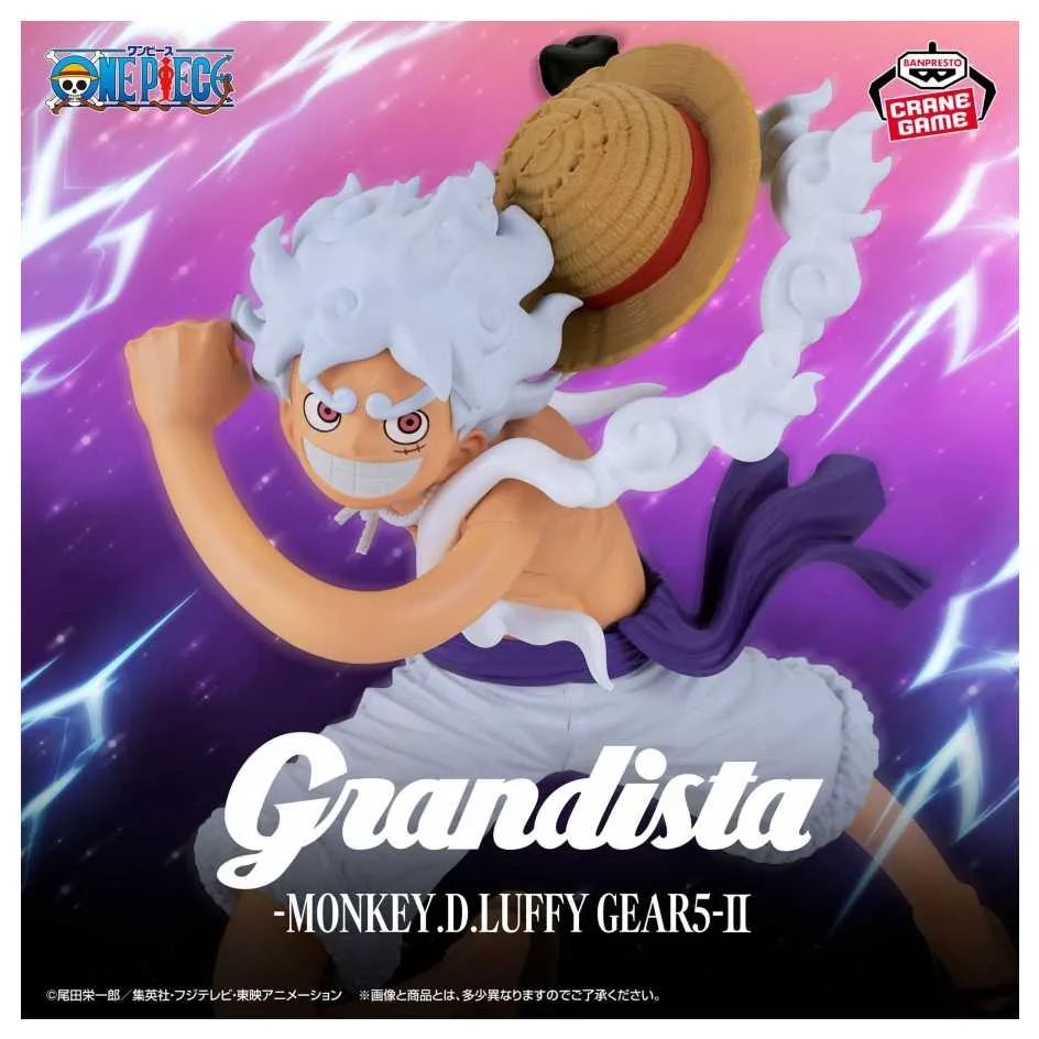 One piece Gear 5 Monkey D.Luffy Grandista V2 Figure by Bandai