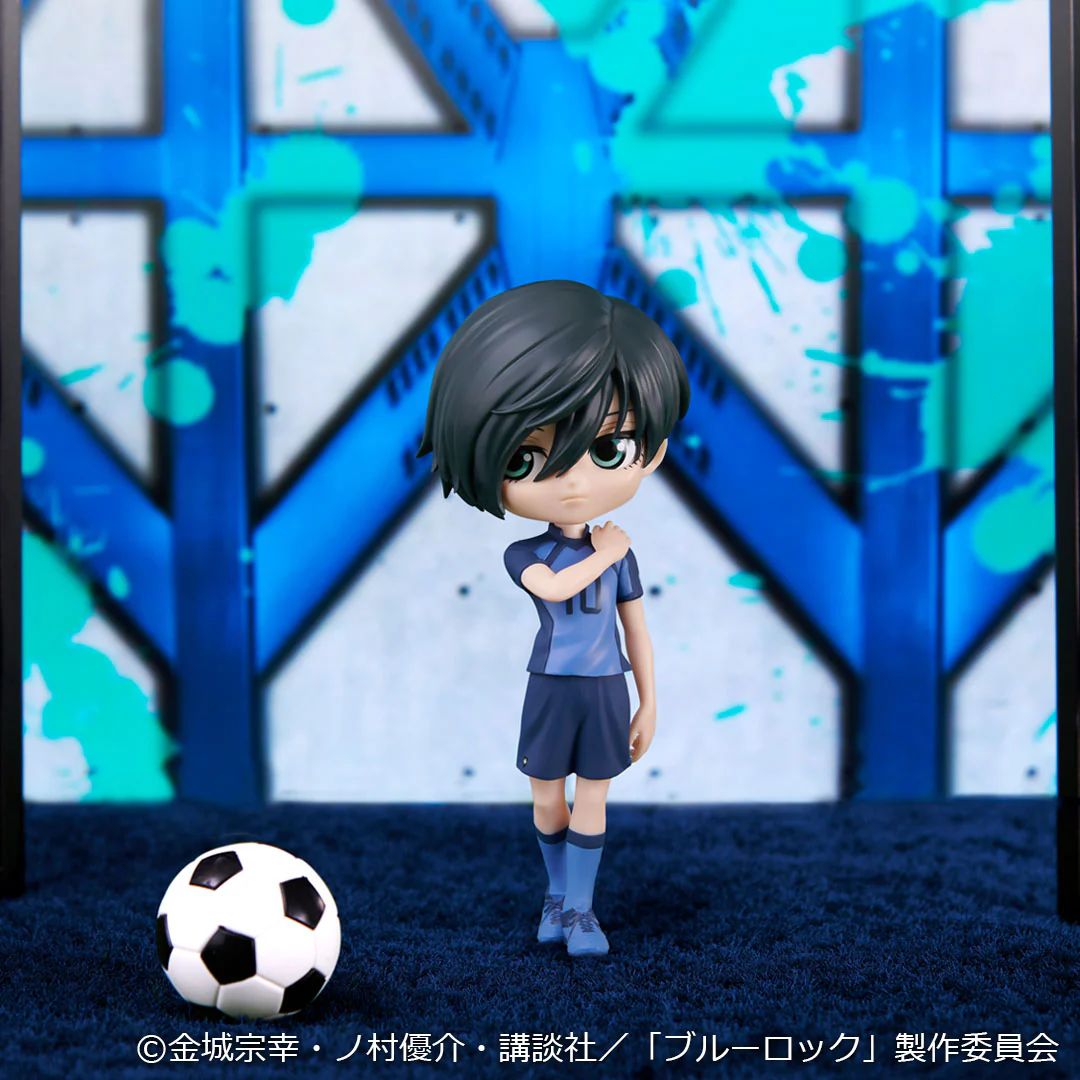 OPEN BOX Blue Lock Rin Qposket Figure by Bandai