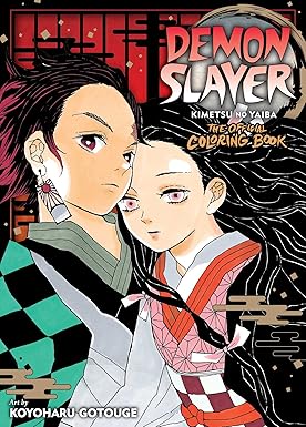 Demon Slayer: Kimetsu no Yaiba - Official Coloring Book - Red by Koyoharu Gotouge
