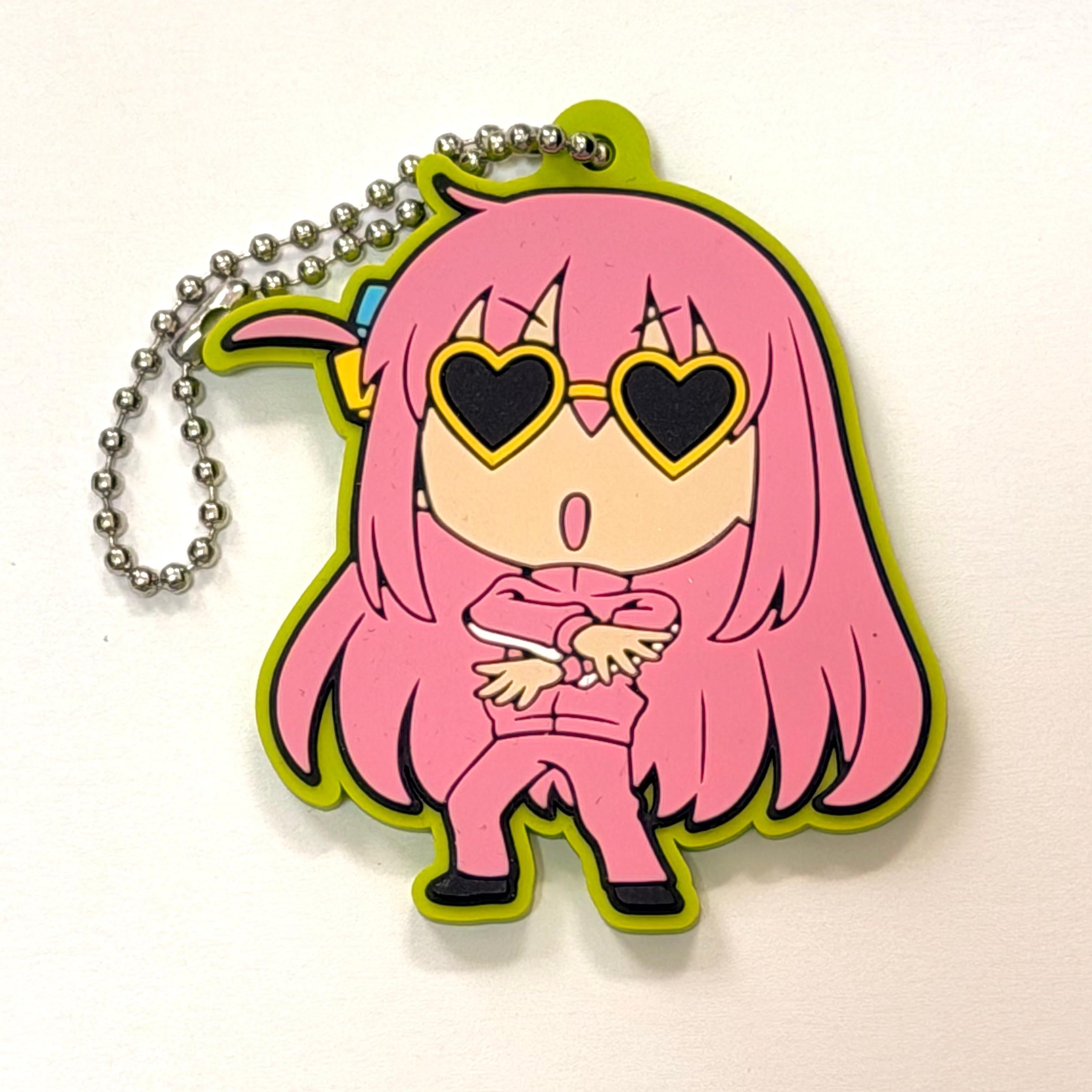 Bocchi the Rock ! Hitori Gotō rubber keychain
