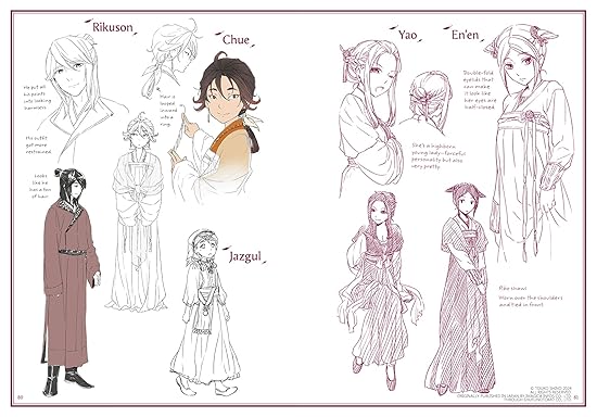 The Apothecary Diaries - Art Book by Touko Shino - light novel illustrations