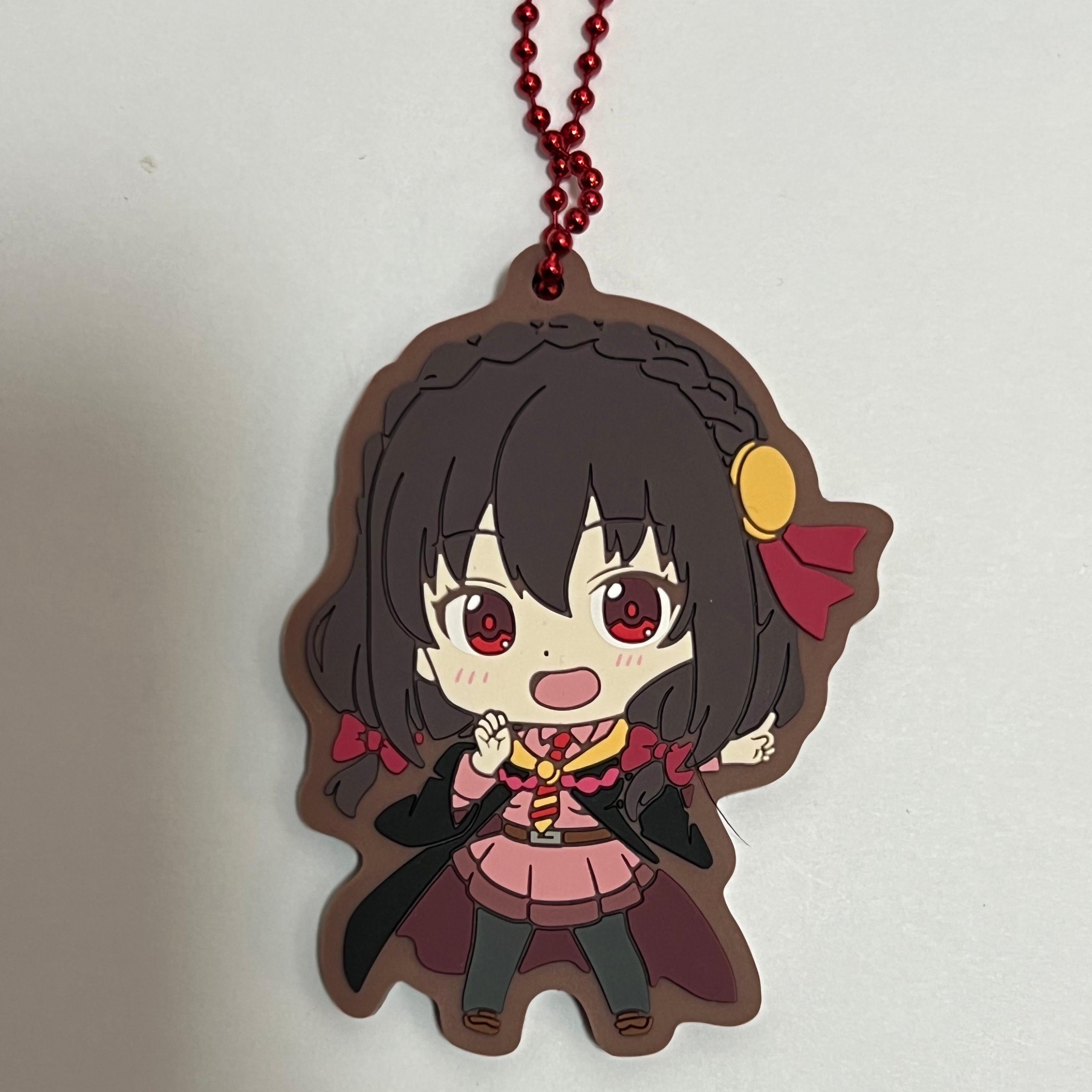 Konosuba Yunyun rubber keychain
