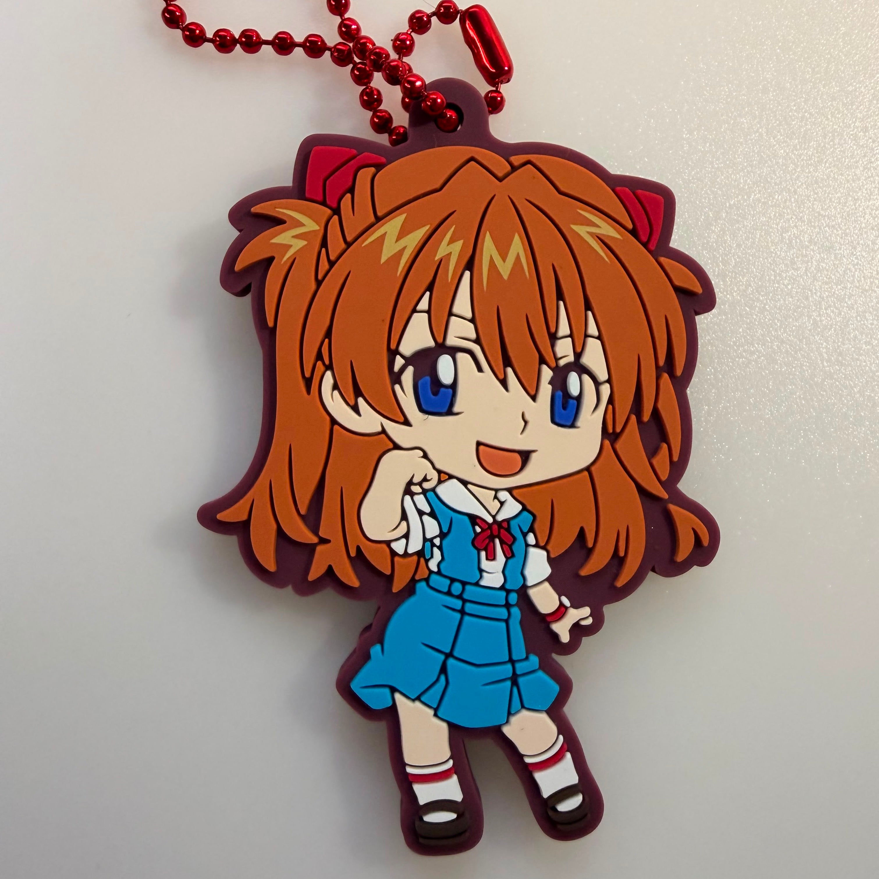 Neon Genesis Evangelion Cospa Tsumamare rubber keychains