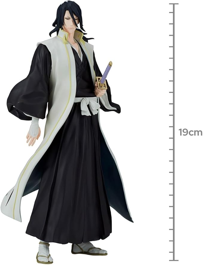 OPEN BOX - BLEACH - Solid and Souls Byakuya Kuchiki figure by Banpresto