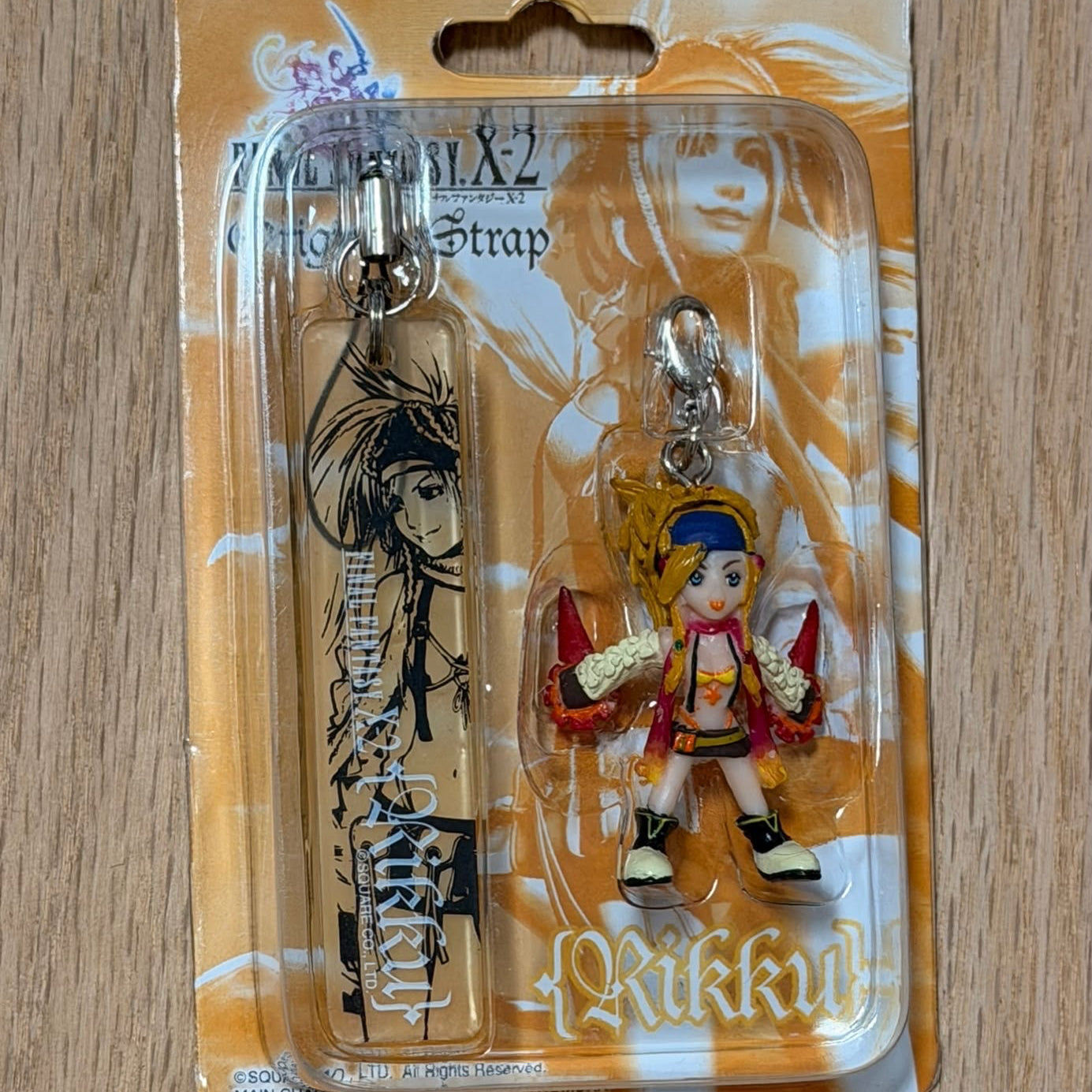 Final Fantasy X-2 Rikku 2003 Sqaure Enix strap Charm keychains