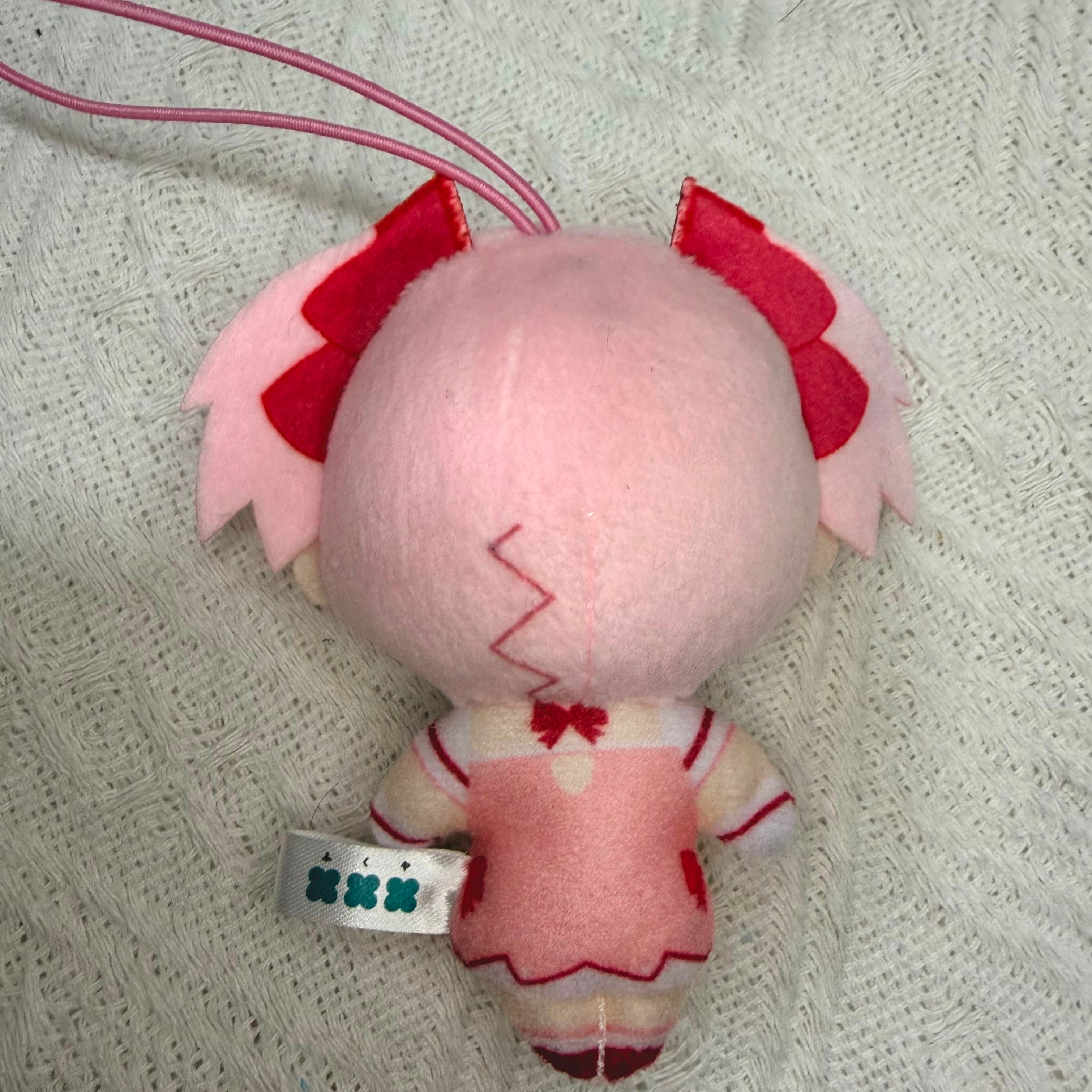 Puella Magi Madoka Magica Kapukko Friends Madoka Kaname mini plush keychain by Aniplex