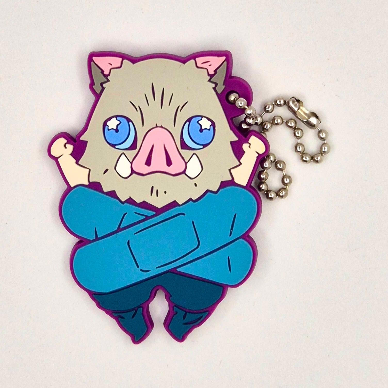 Demon Slayer Bandaid Series Gashapon Keychain Inosuke
