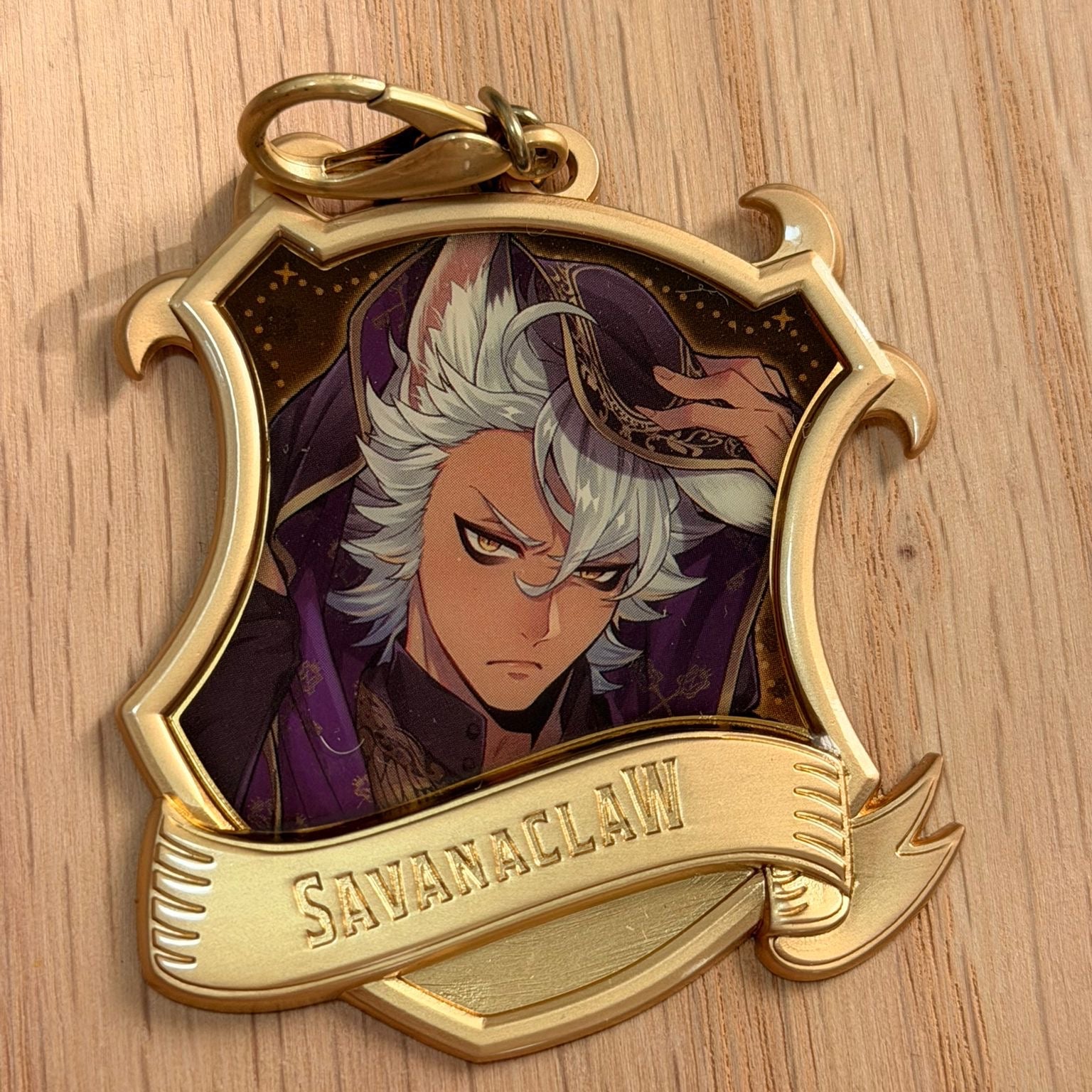 Twisted Wonderland Jack Howl metal keychain