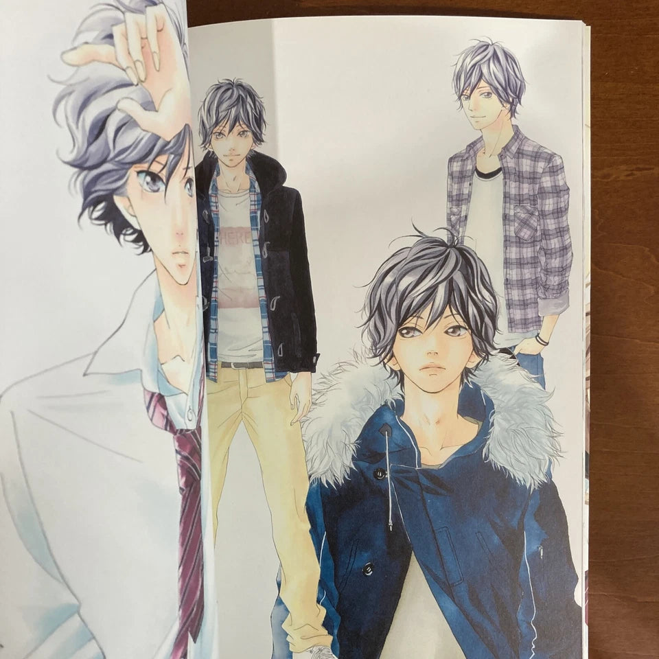 Blue Spring Ride - Io Sakisaka illustrations & Strobe Edge Art Book by Shueisha