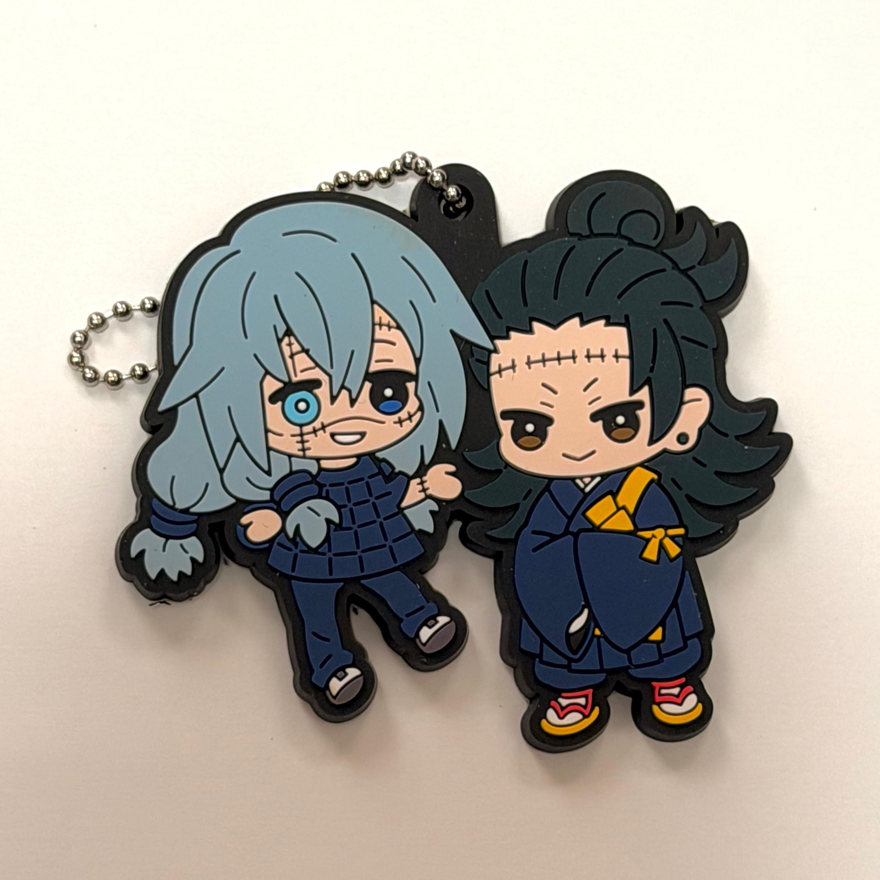 Jujutsu Kaisen Suguru Geto & Mahito rubber keychain