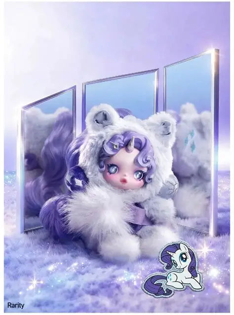 Skullpanda x My Little Pony Plush Keychain Pendant Blind Box by Pop Mart