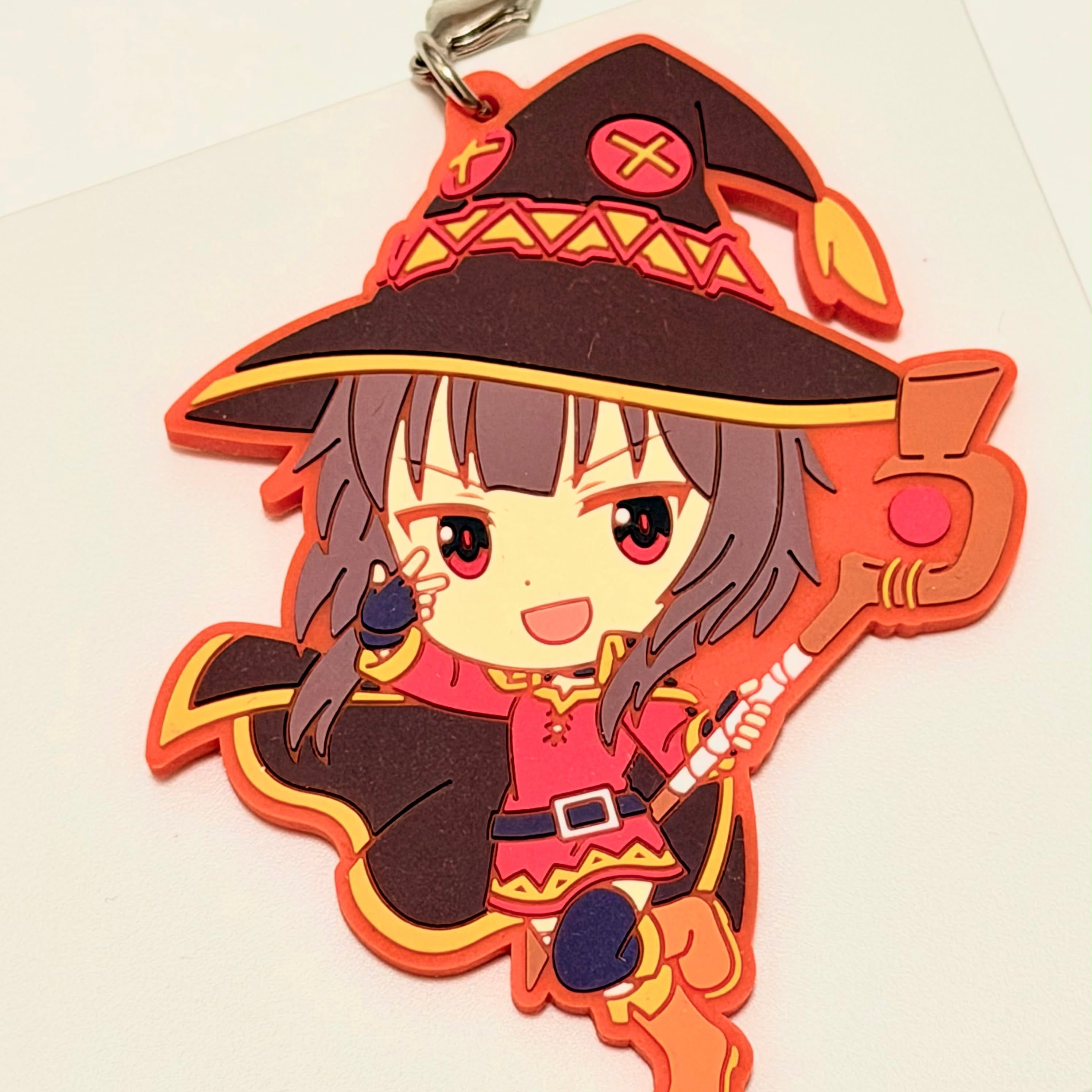Konosuba Megumin strap rubber keychain JP