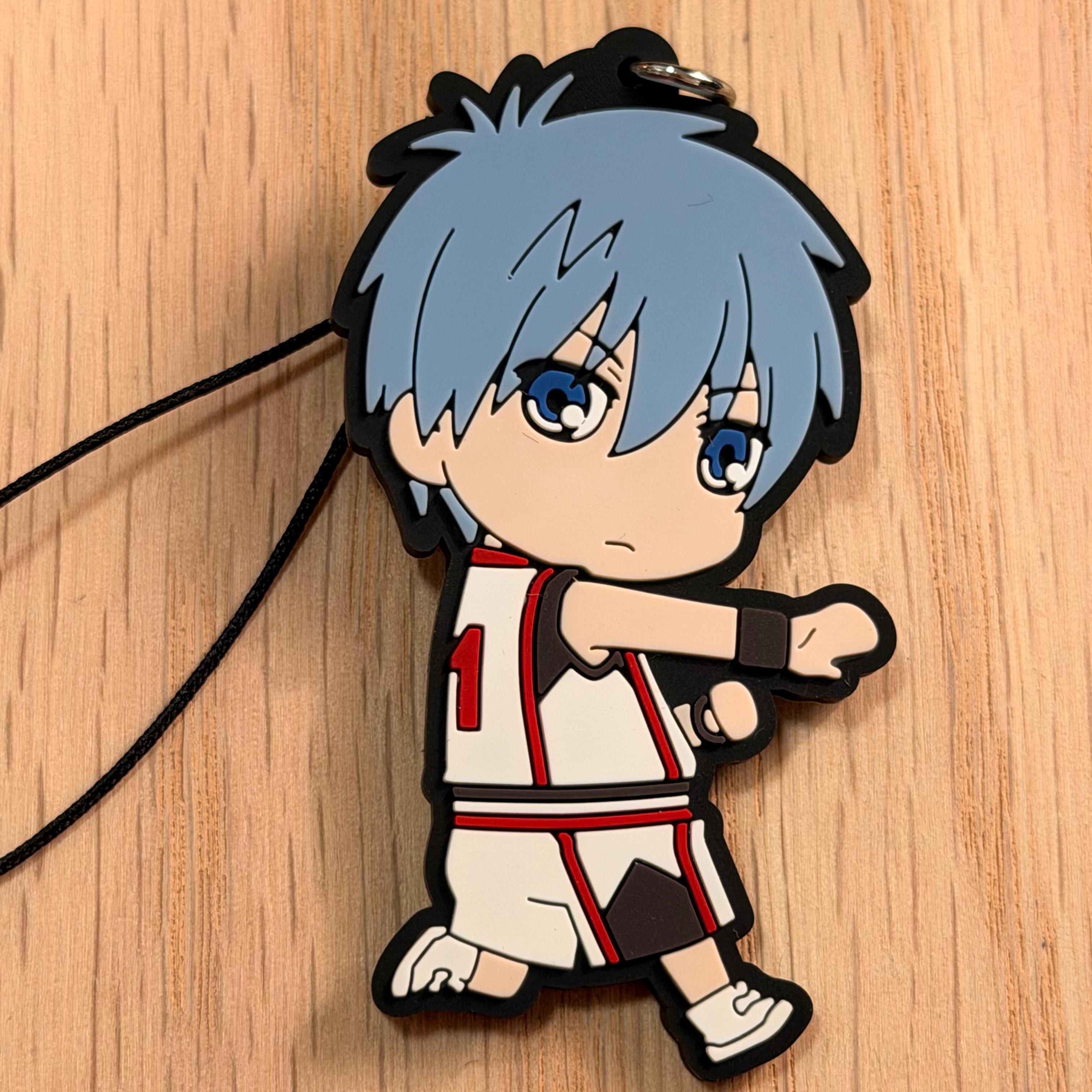 Kuroko no Basuke Tetsuya Kuroko Strap rubber keychain
