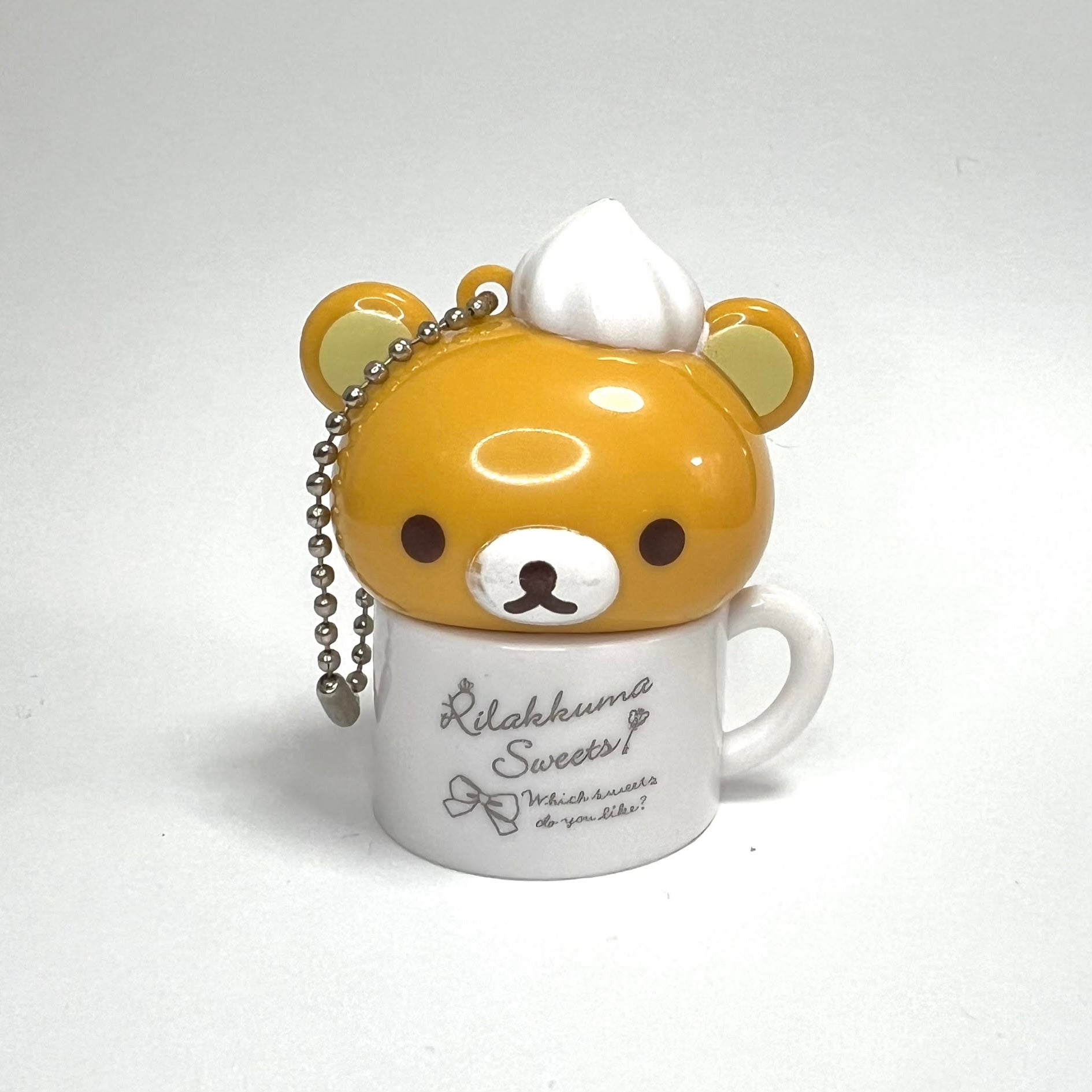 Rilakkuma Sweets Cupcake Light mini figurine keychain JP