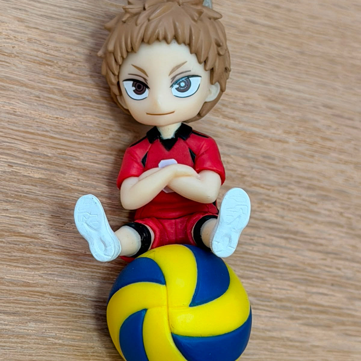 Haikyuu!! Morisuke Yaku mini figurine keychain by Banpresto