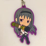Puella Magi Madoka Magica Ichiban Kuji Homura Akemi strap rubber keychain