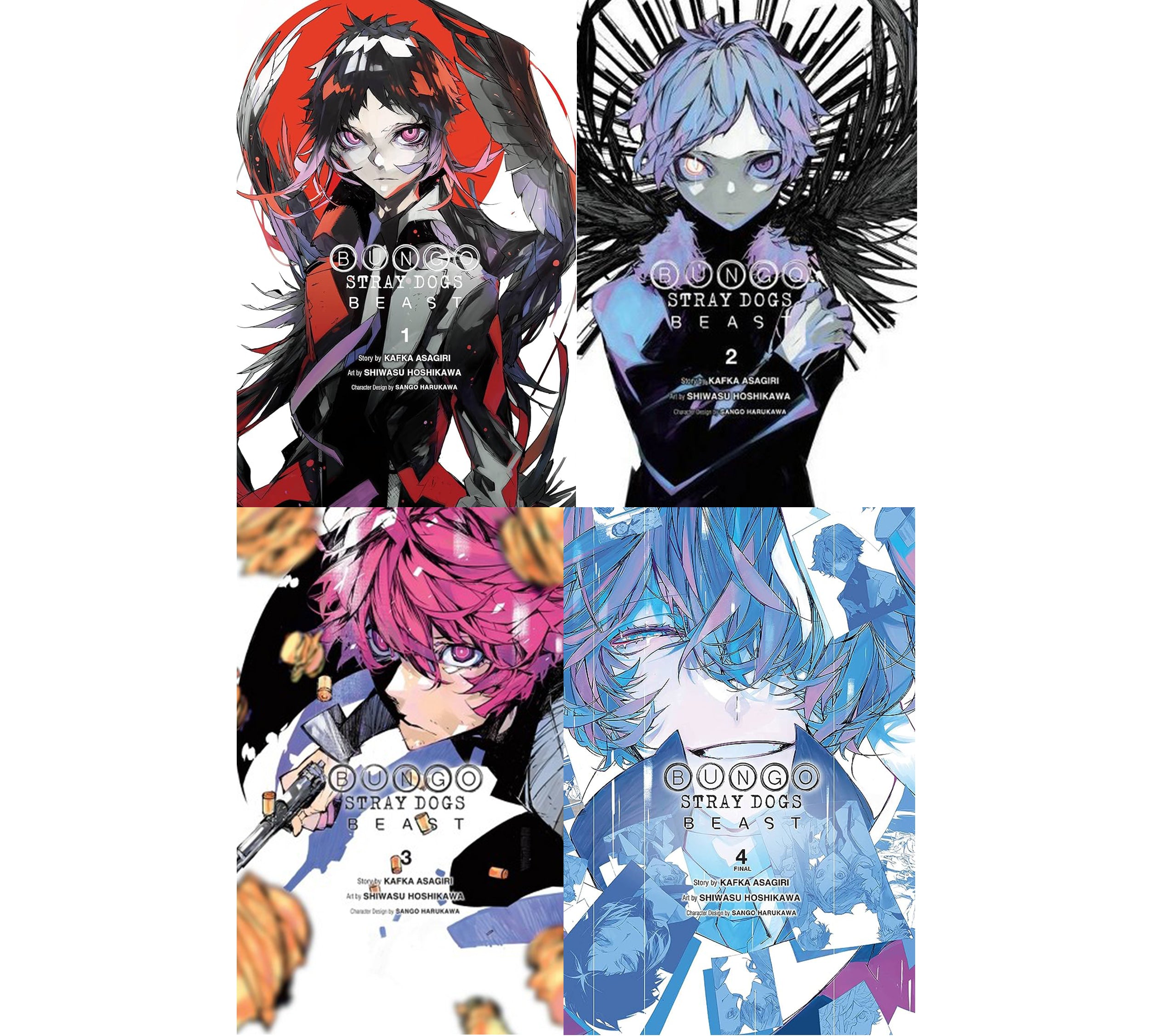 Bungo Stray Dogs Beast Manga Set Complete Vol.1-4