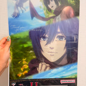 Attack on Titan Mikasa Ackerman Ichiban Kuji Offical Poster by Bandai