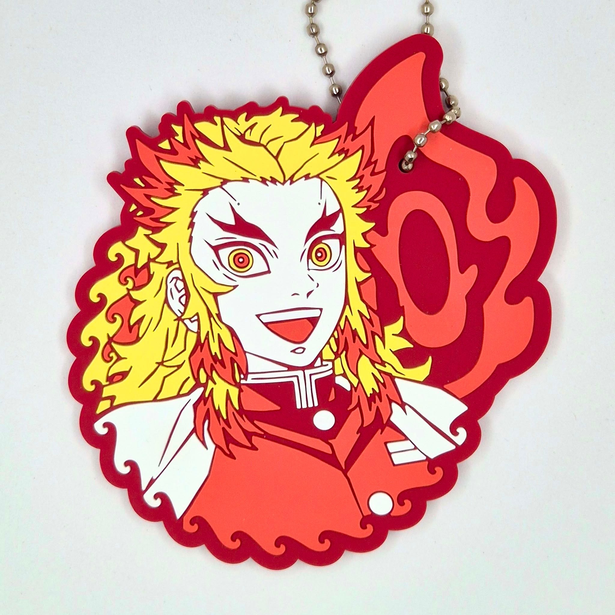Demon Slayer Official Rengoku Kyojuro rubber keychain