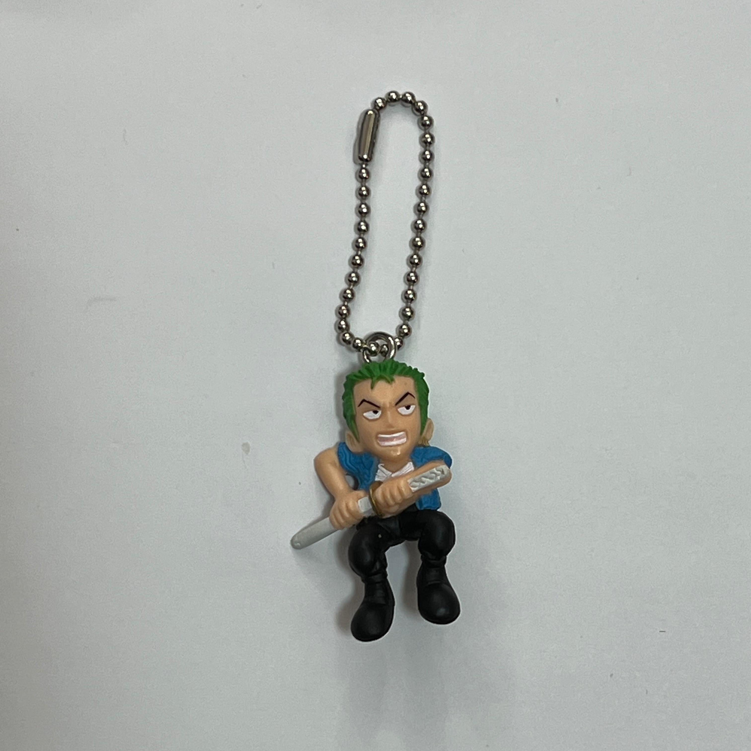 One Piece Zoro mini figurine keychain by Bandai