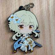Genshin Impact Lumine rubber keychain by Bandai