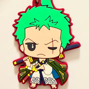 One Piece Roronao Zoro strap rubber keychain JP