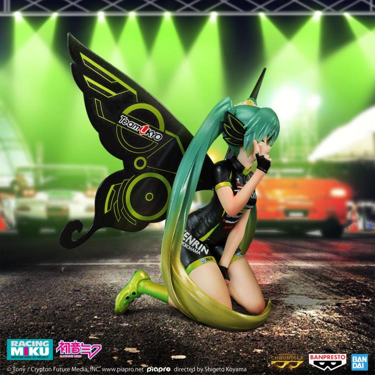 OPEN BOX RARE Vocaloid Hatsune Miku Racing Version Racing Miku 2017 Team UKYO Cheering Version Chronicles