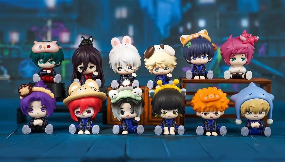 Bluelock Cute Play Series Blind Box Mystery Box Figures