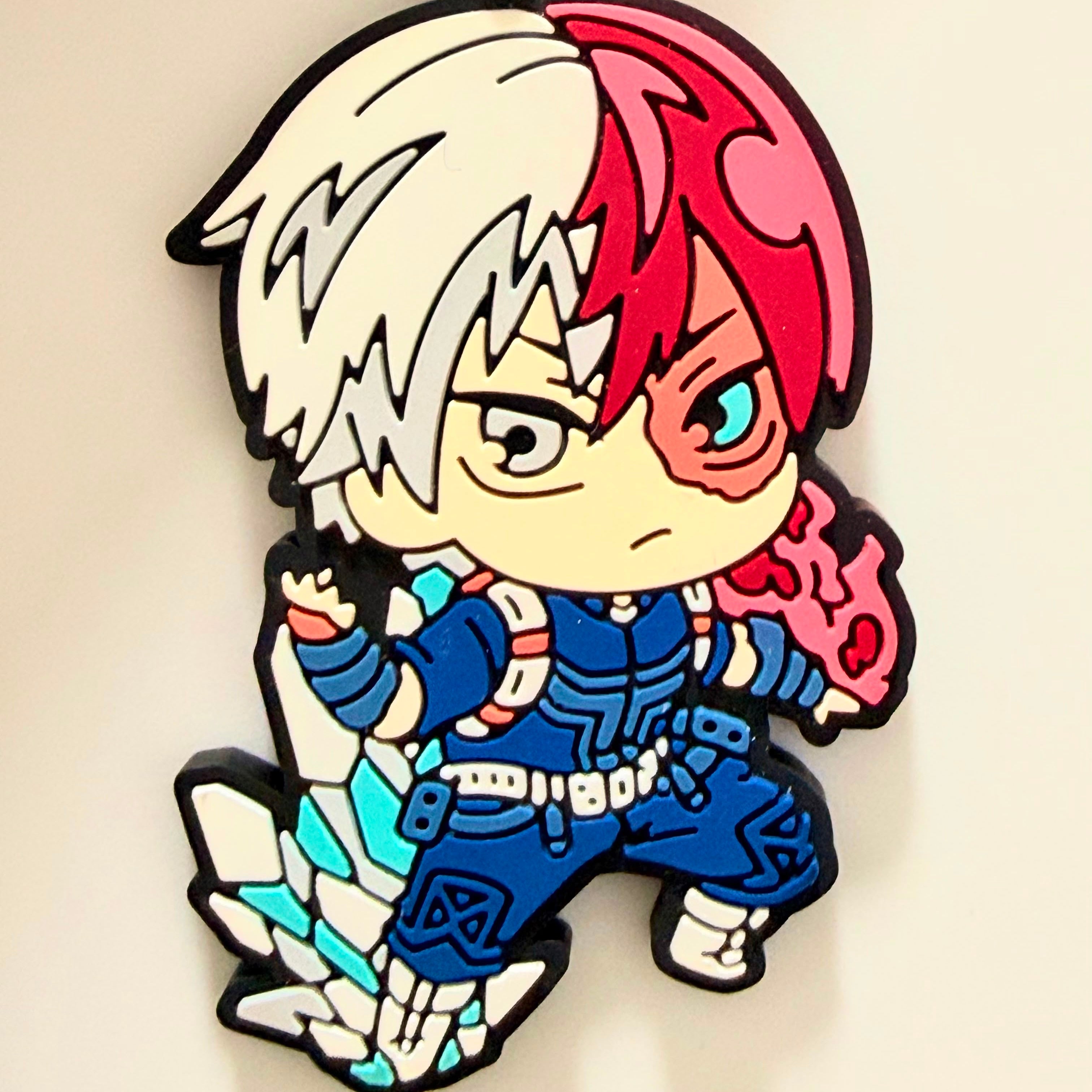 My Hero Academia Shoto Todoroki rubber keychain by Takara Tomy A.R.T.S