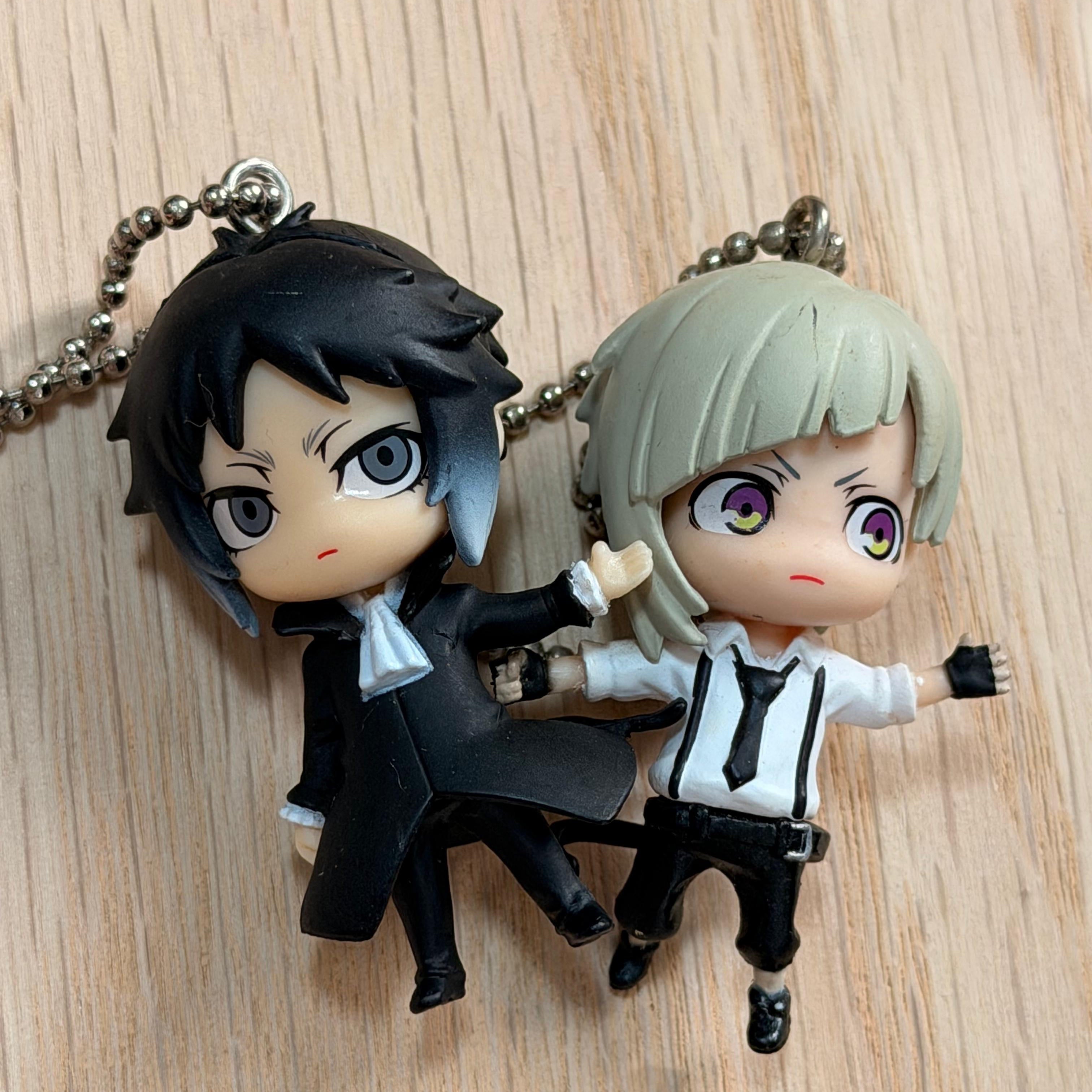 Bungo Stray Dogs Ryunosuke Akutagawa & Atsushi Nakajima mini figurine keychains [separate]