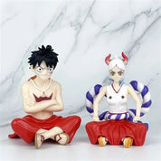 OPEN BOX - One Piece Monkey D. Luffy sitting action figure by Bandai