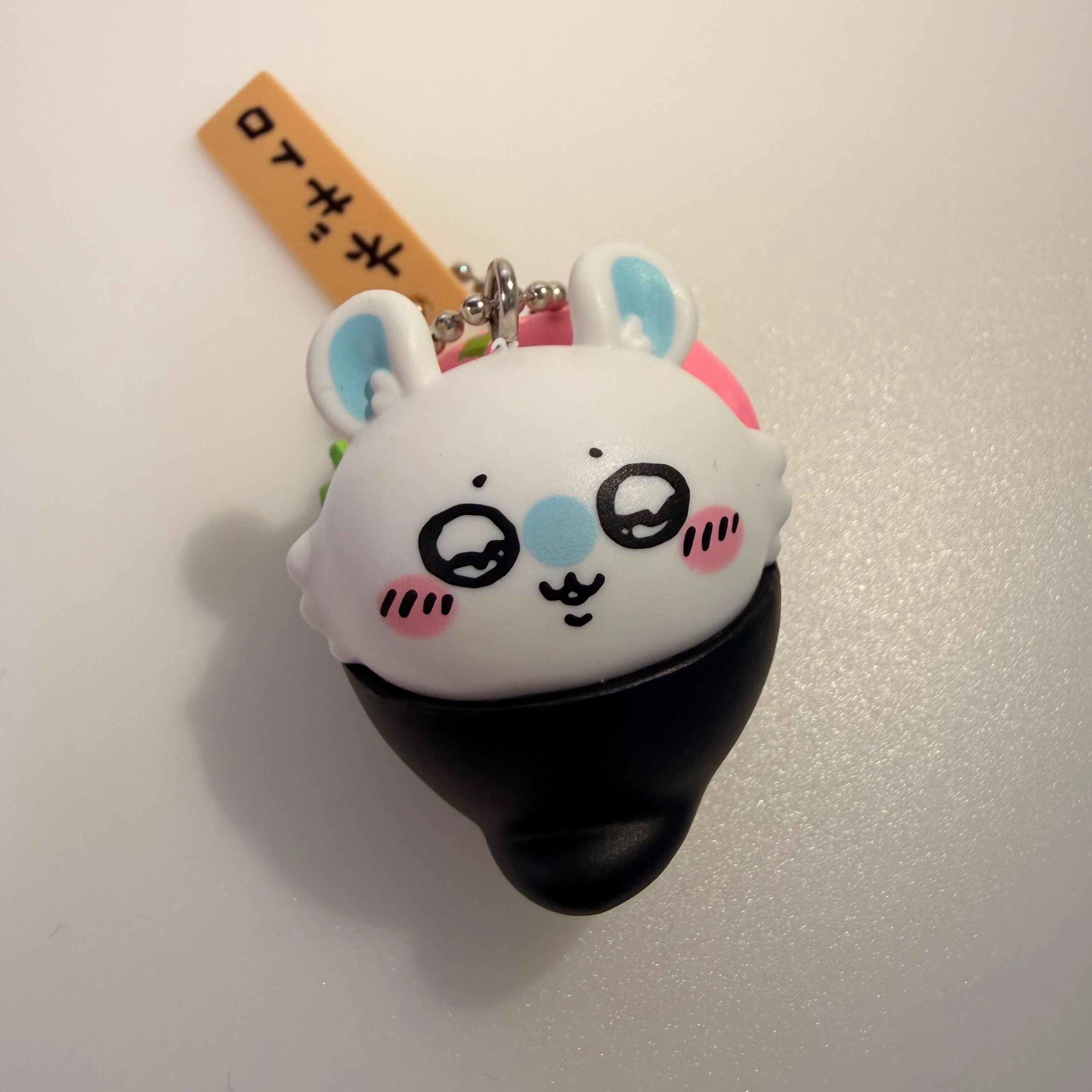 Chiikawa Momonga mini figurine keychain JP