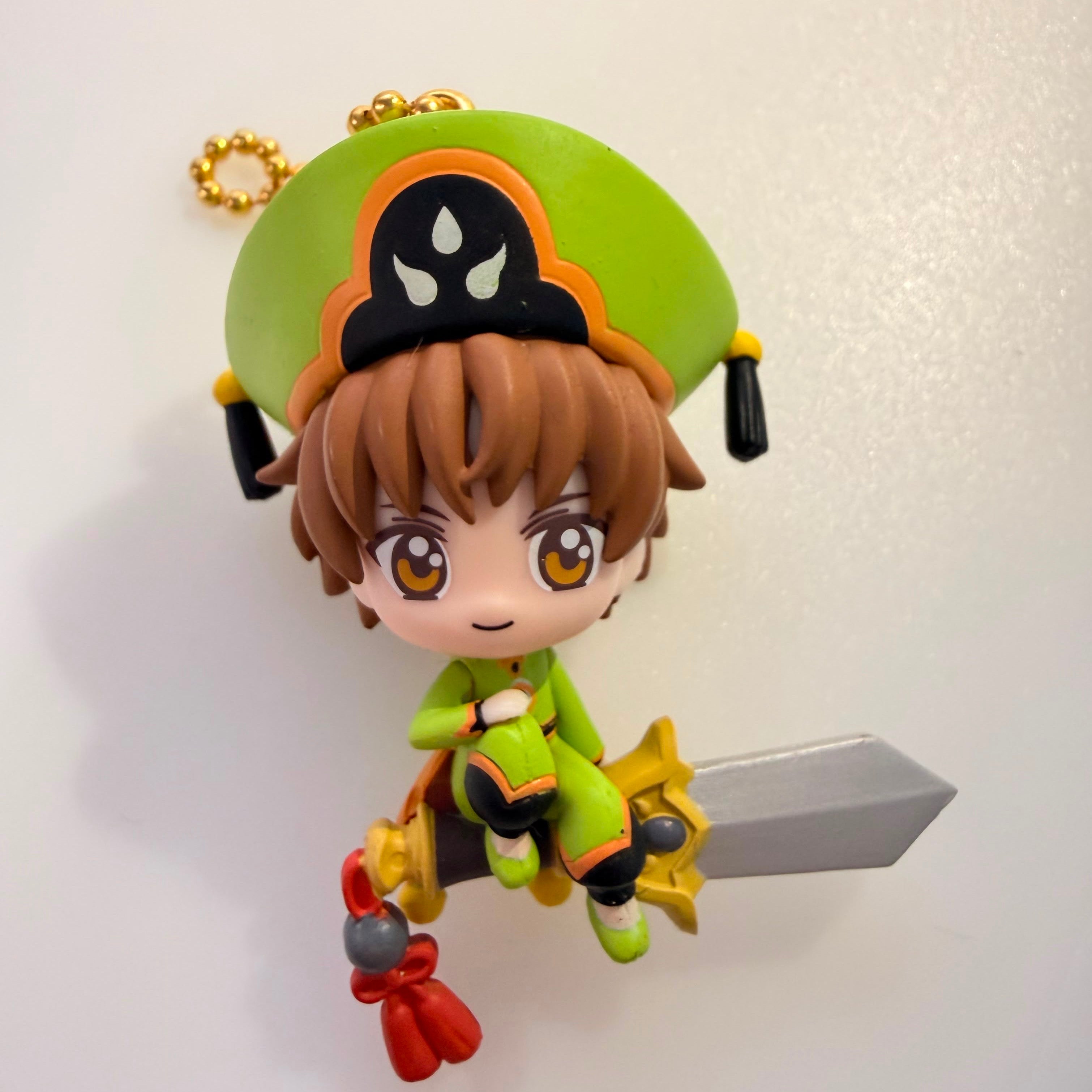 Cardcaptor Sakura Syaoran Li mini figurine keychain by Bandai