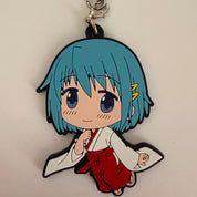 Puella Magi Madoka Magica Sayaka Miki strap rubber keychain