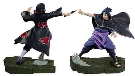 Battle Combination Sasuki Uchiha and Itachi Uchiha figures