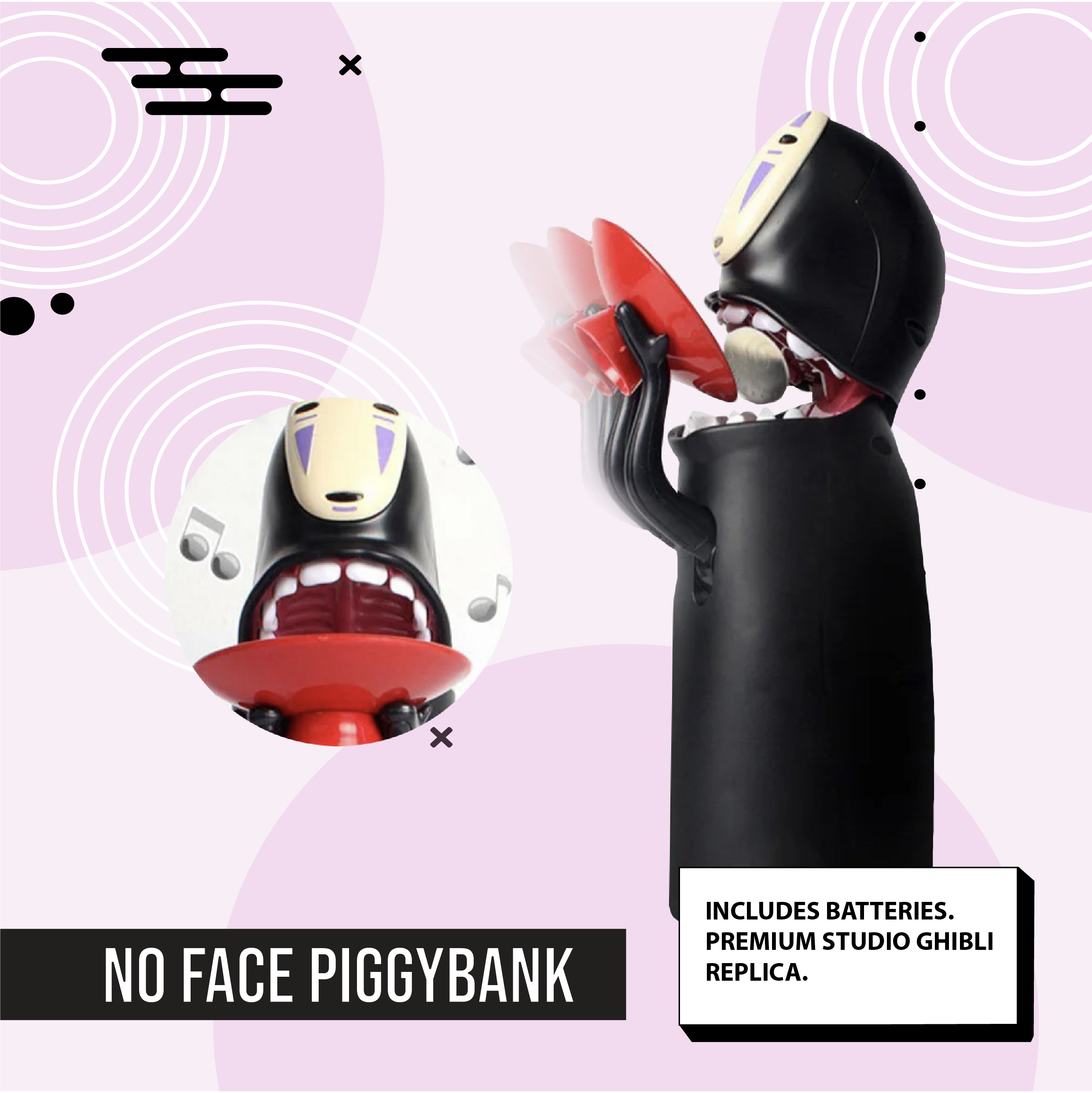 Studio Ghibli: No Face Piggy Bank