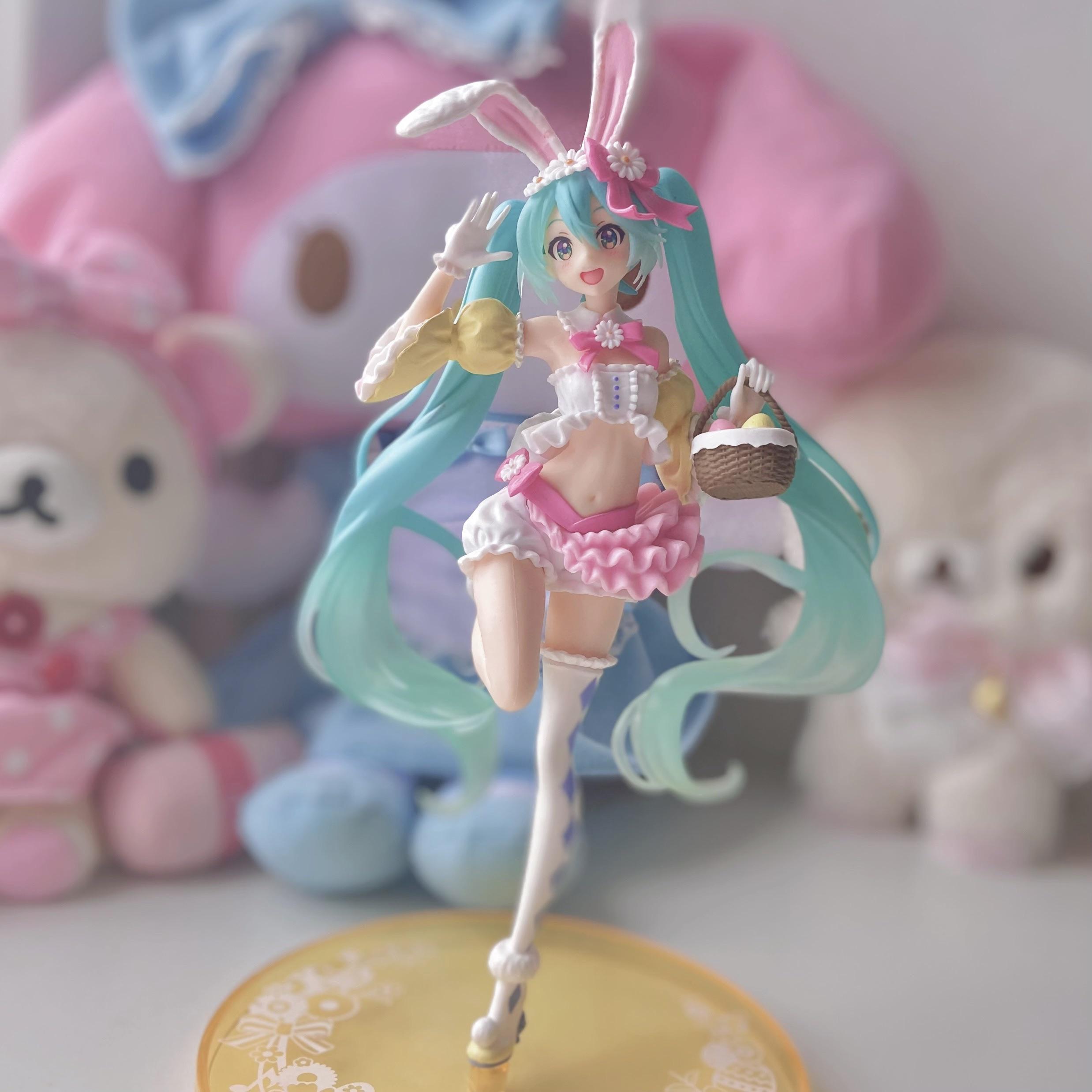 OPEN BOX Vocaloid - Hatsune Miku Spring Version 2 Easter Bunny Figure