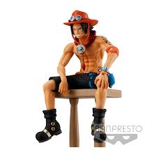 OPEN BOX One Piece Portgas D. Ace Perching Figure by Bandai RARE