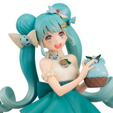 NO BOX SEGA FuRyu "Sweet Sweets" Chocolate Mint Hatsune Miku figure