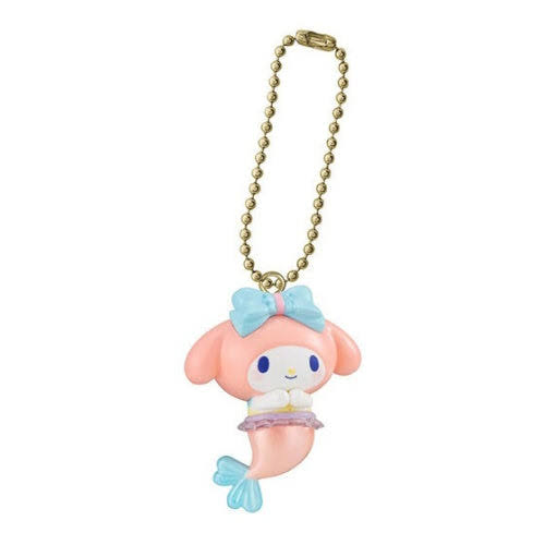 Sanrio Characters Mermaid Charm Gashapon Mini Figure Keychain RARE