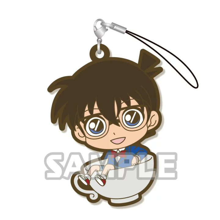 Conan Case Closed "Lots of Conan & Amuro" Conan Cup Rubber Keychain