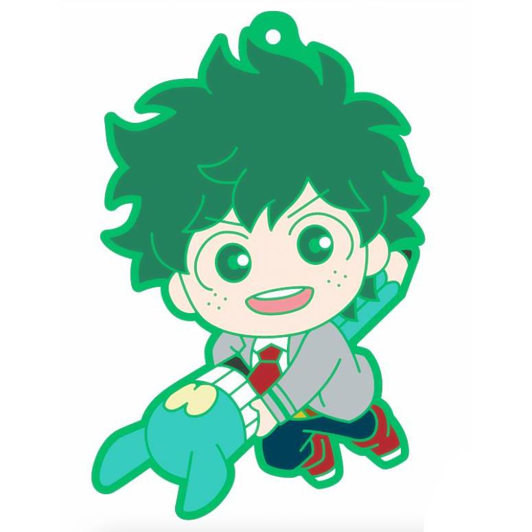 My Hero Academia Midoria Deku Rubber Keychain Gashapon (Rare)