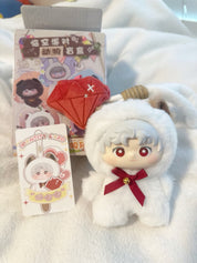 Genuine Spot Love And Deepspace Animal Series Blind Box Plush Keychain