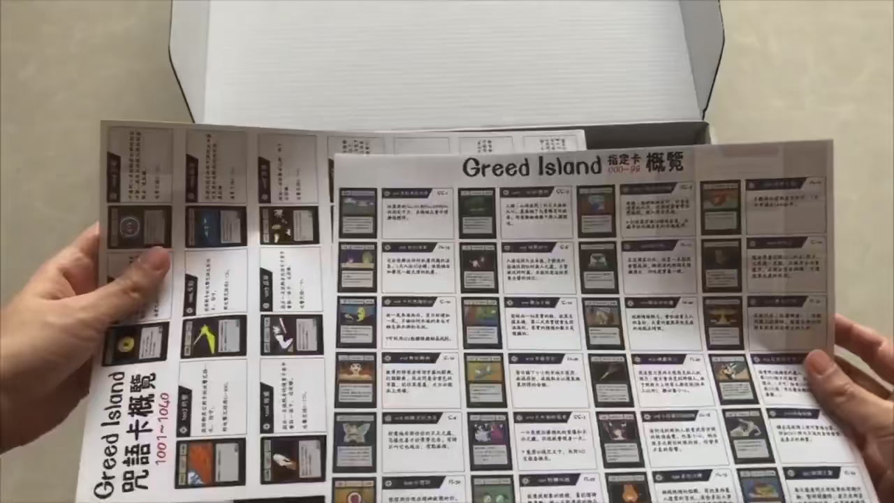 Hunter x Hunter: (RARE) Greed Island Binder + Cards
