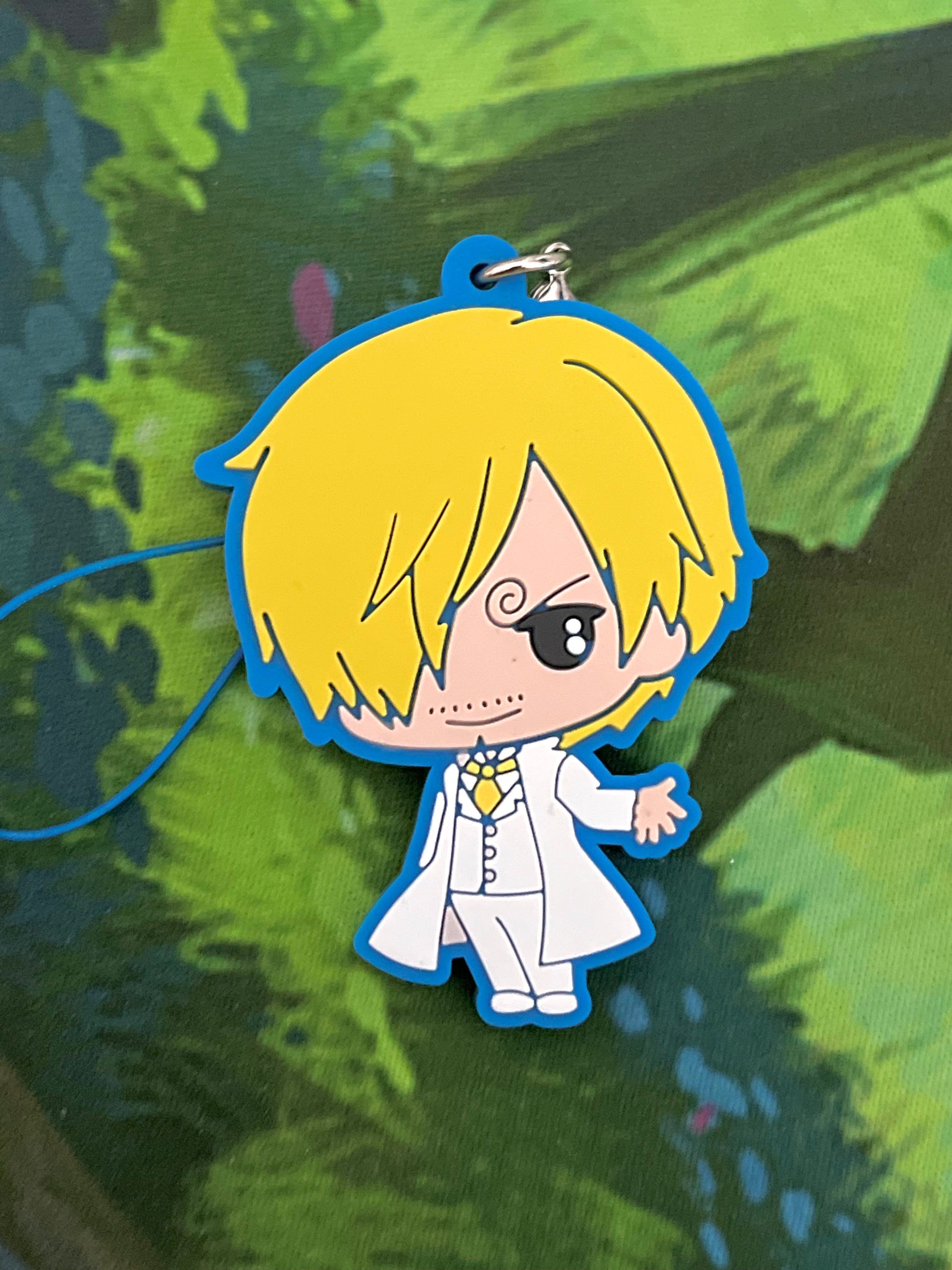 Trinket 8 Sanji One Piece Rubber Keychain