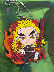 Trinket 10 Rengoku Rubber Keychain